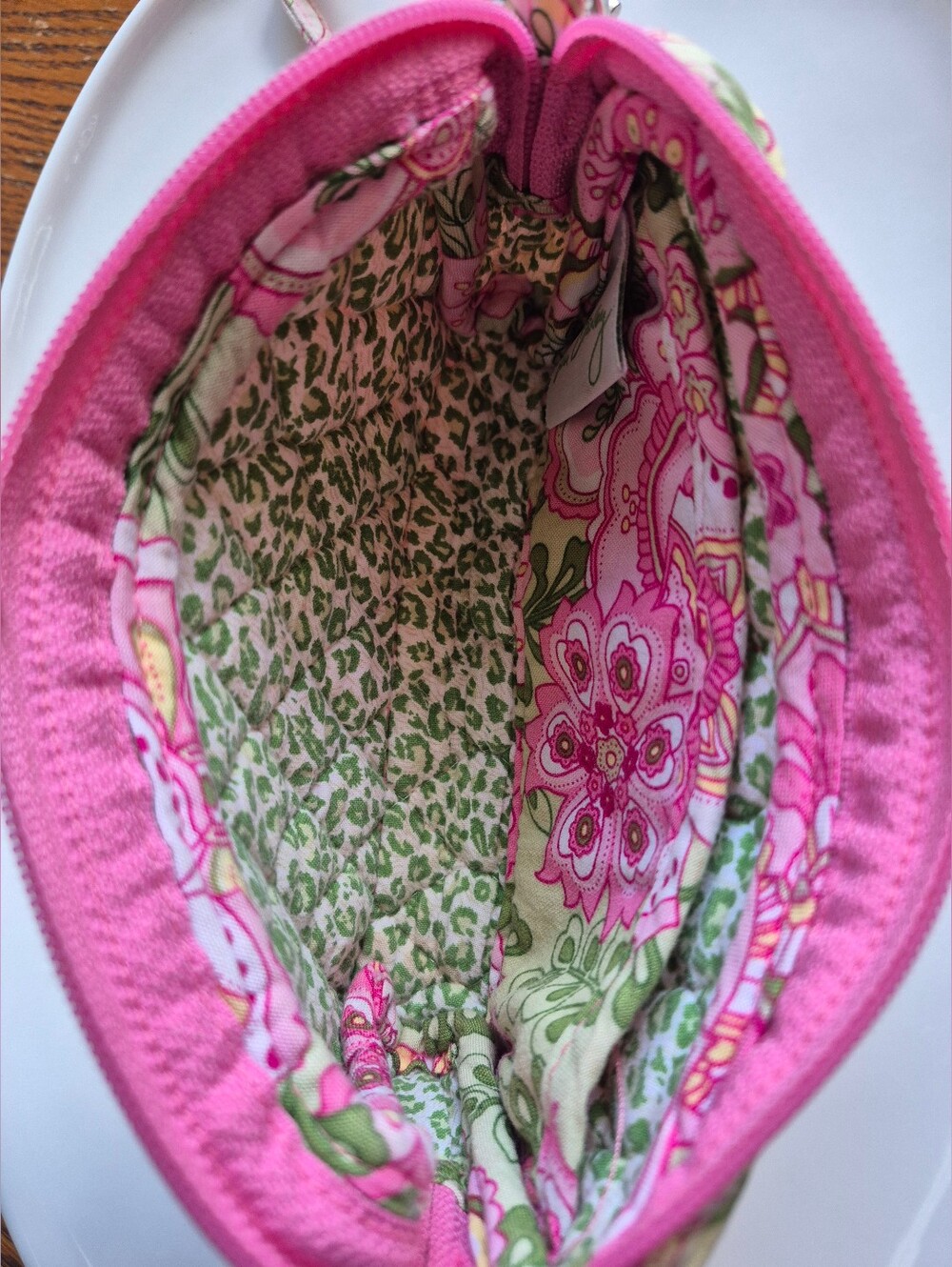 Vera Bradley Petal Pink Wristlet Pouch - Picture 3 of 4